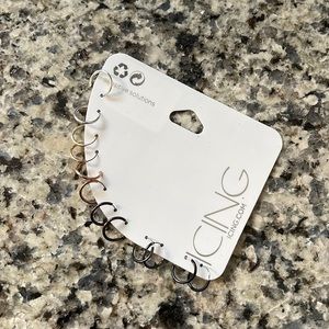 Icing Sensitive solution mini hoop earrings